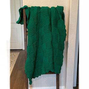 Green Handmade Blanket
